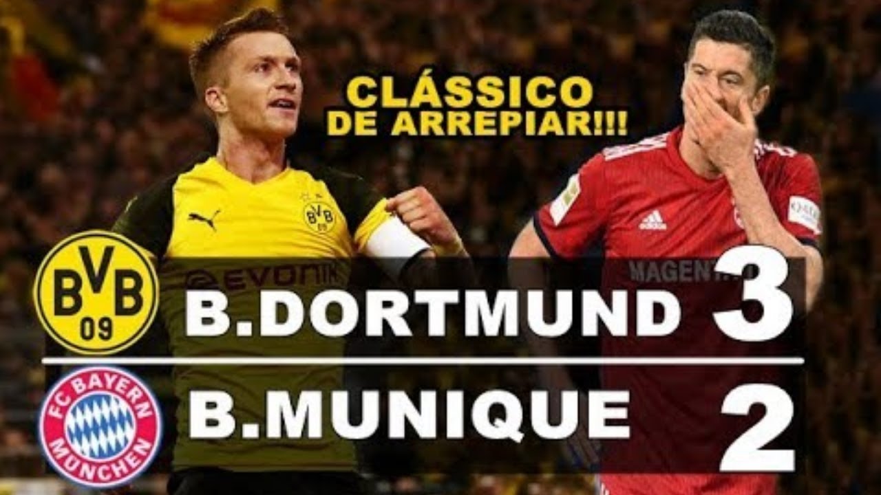 DE VIRADA !! l MELHORES MOMENTOS BORUSSIA DORTMUND 3x2 BAYERN DE MUNIQUE
JOGOS HISTÓRICOS #2