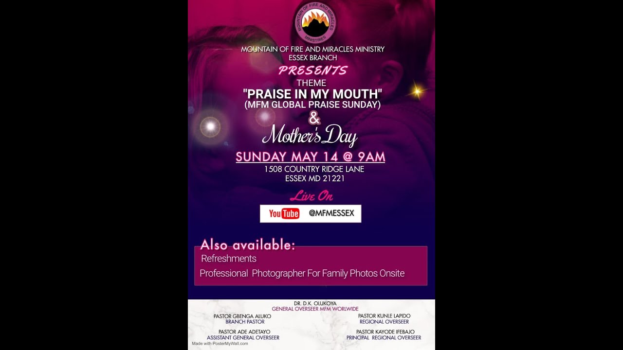 MFM GLOBAL Praise Service  | Sunday May 14th, 2023
