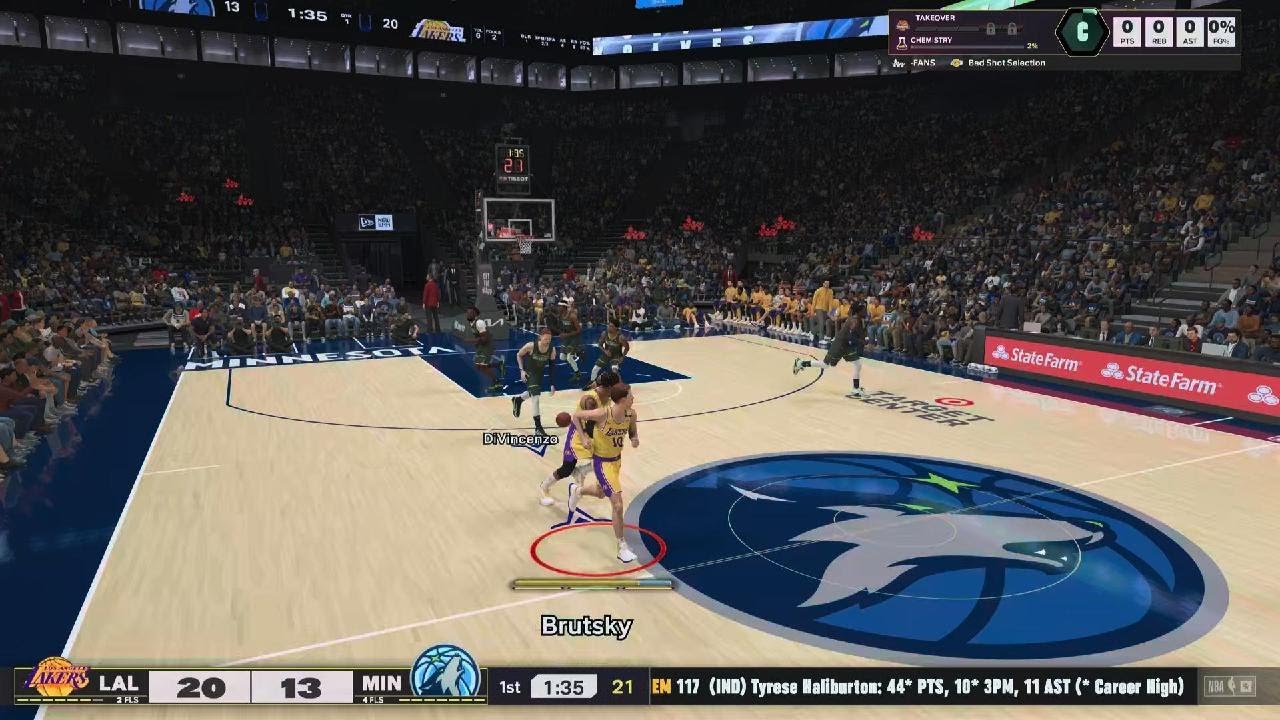 NBA 2K25 Tied to end,and OVERTIME!