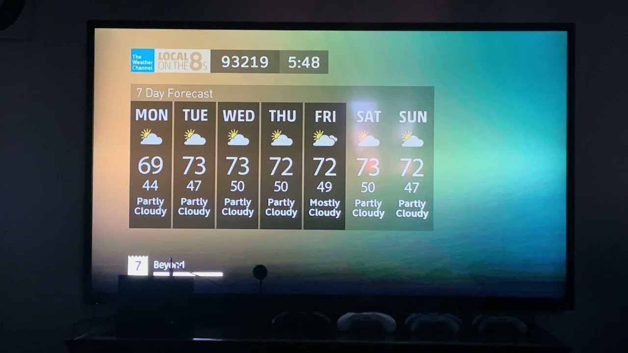 DIRECTV TWC Local on the 8s with TWC Storm Alert (February 22, 2026 5:48 PM)