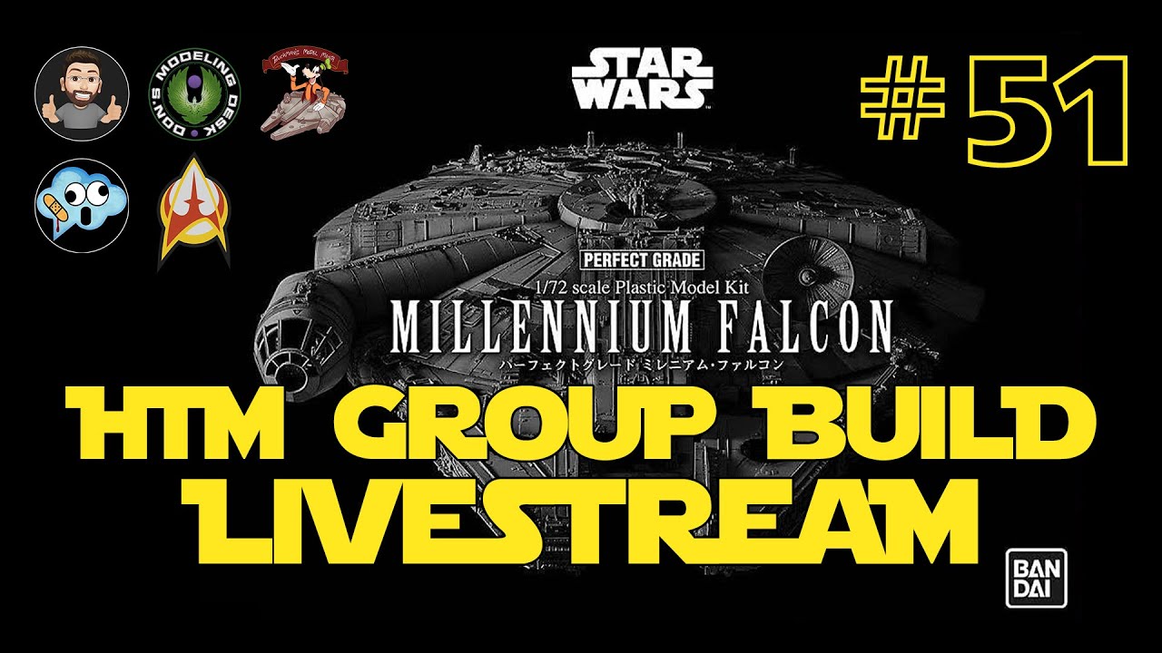 HTM Group Build Livestream - Bandai Perfect Grade Millennium Falcon #51