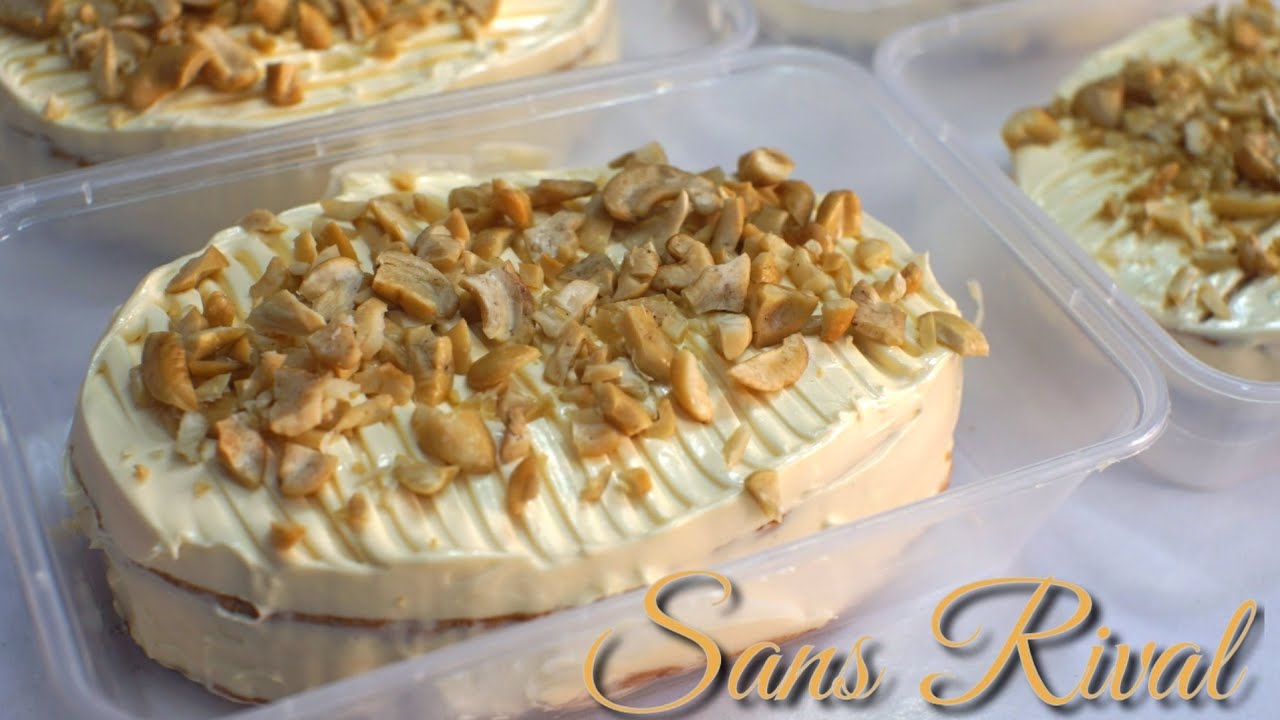 SANS RIVAL CAKE IN A TUB RECIPE/ WITH COSTING PARA PANG NEGOSYO!