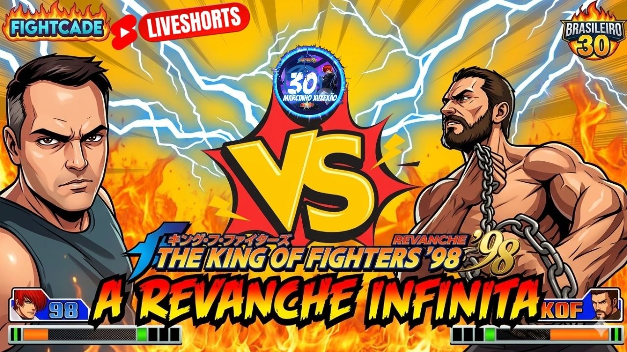 LIVESHORTS 🔥 REVANCHE INFINITA: KOF 98 AO VIVO! #FIGHTCADE