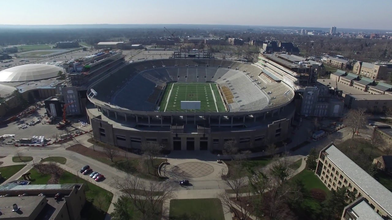 University of Notre Dame Drone View