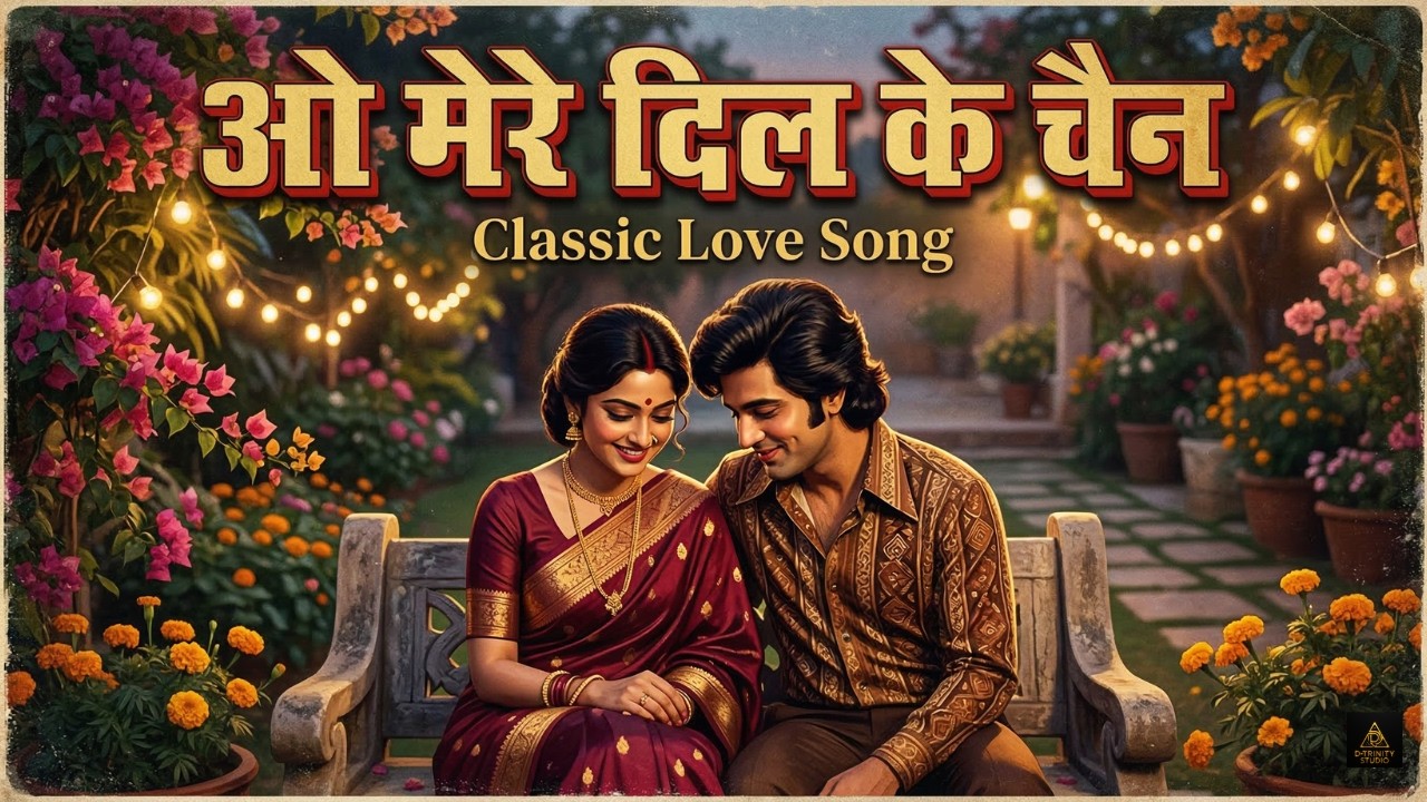 O Mere Dil Ke Chain | 70s Classic Hindi Romantic Song | Mere Jeevan Saathi Hit | D Trinity Studio