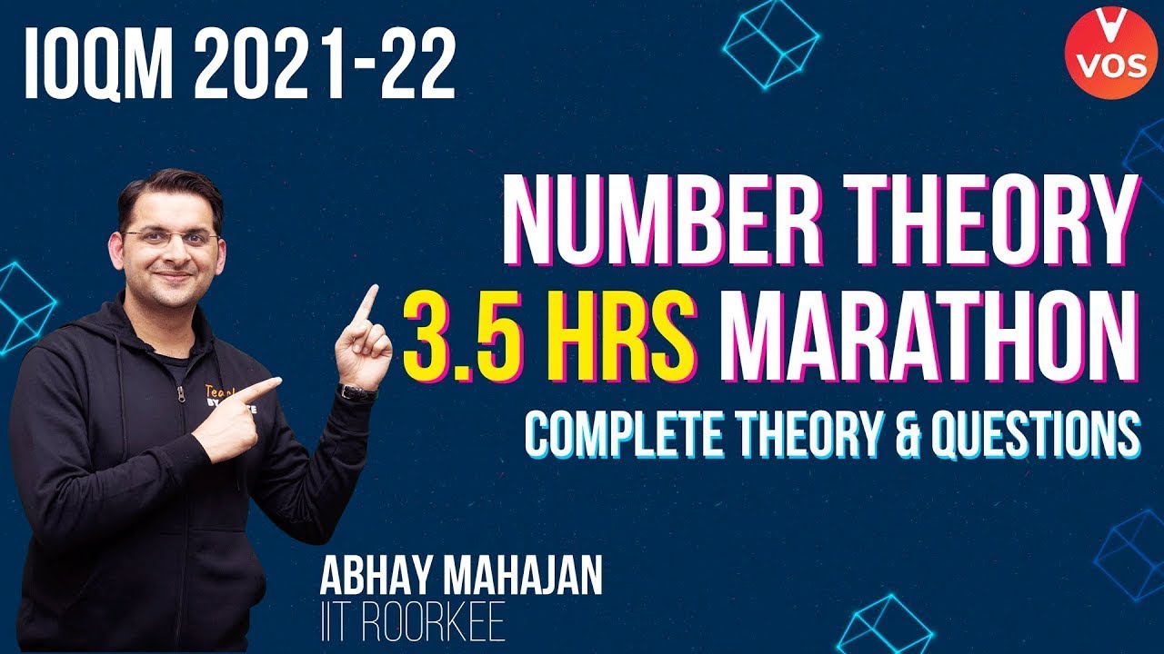 NUMBER THEORY MARATHON | IOQM 2021-22 | Maths Olympiad Preparation | Abhay Mahajan | Vedantu