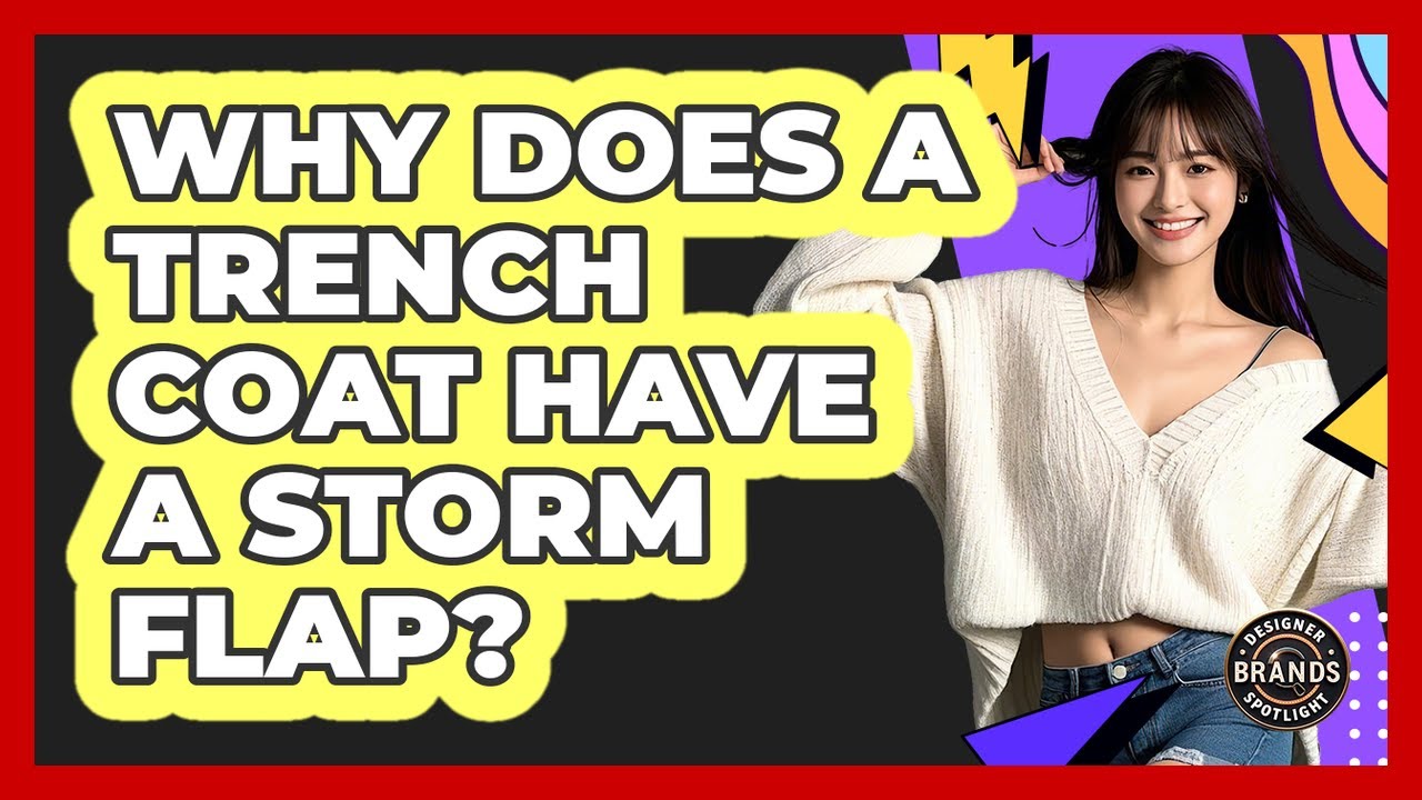 Why Does A Trench Coat Have A Storm Flap? - Designer Brands Spotlight