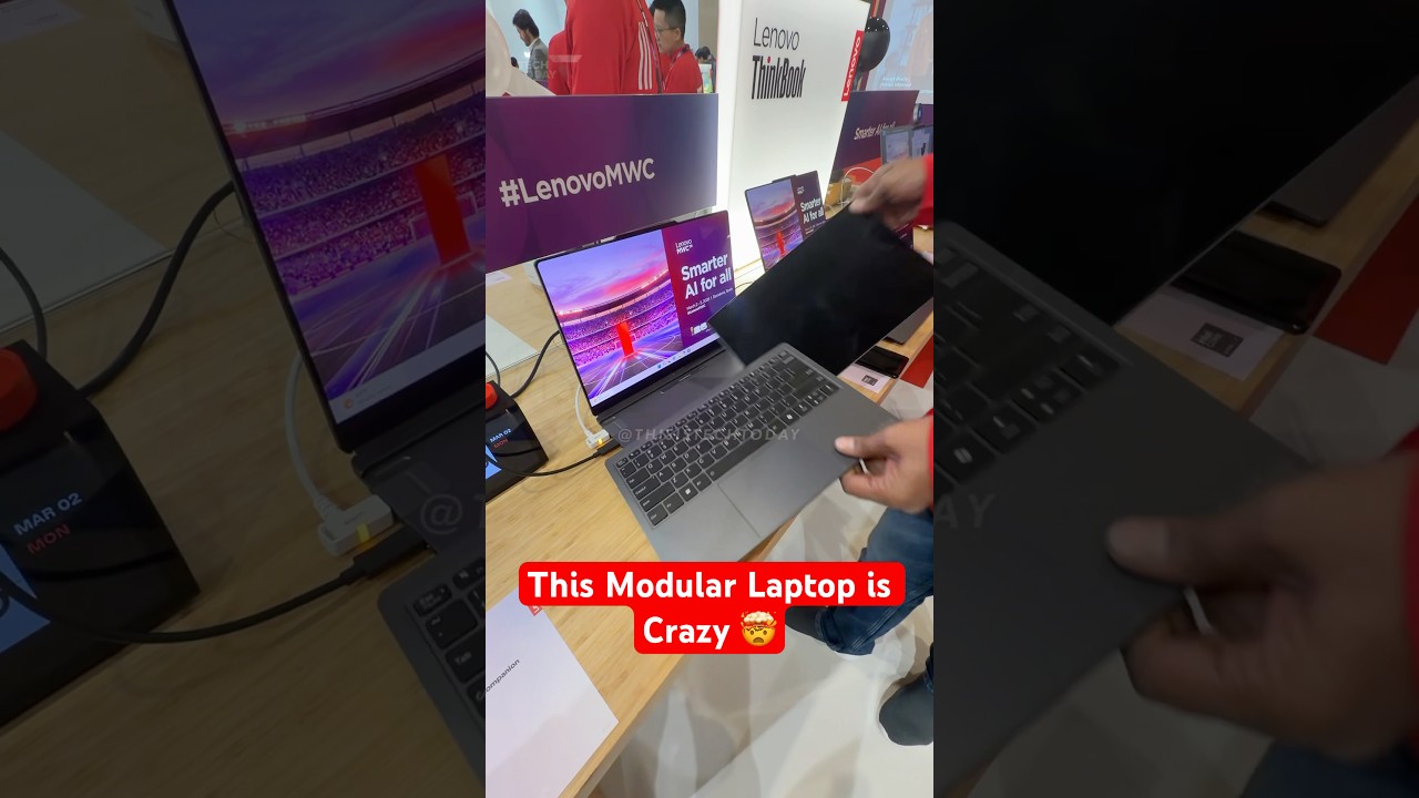 Модульный ноутбук Lenovo &mdash; это нечто невероятное 🤯