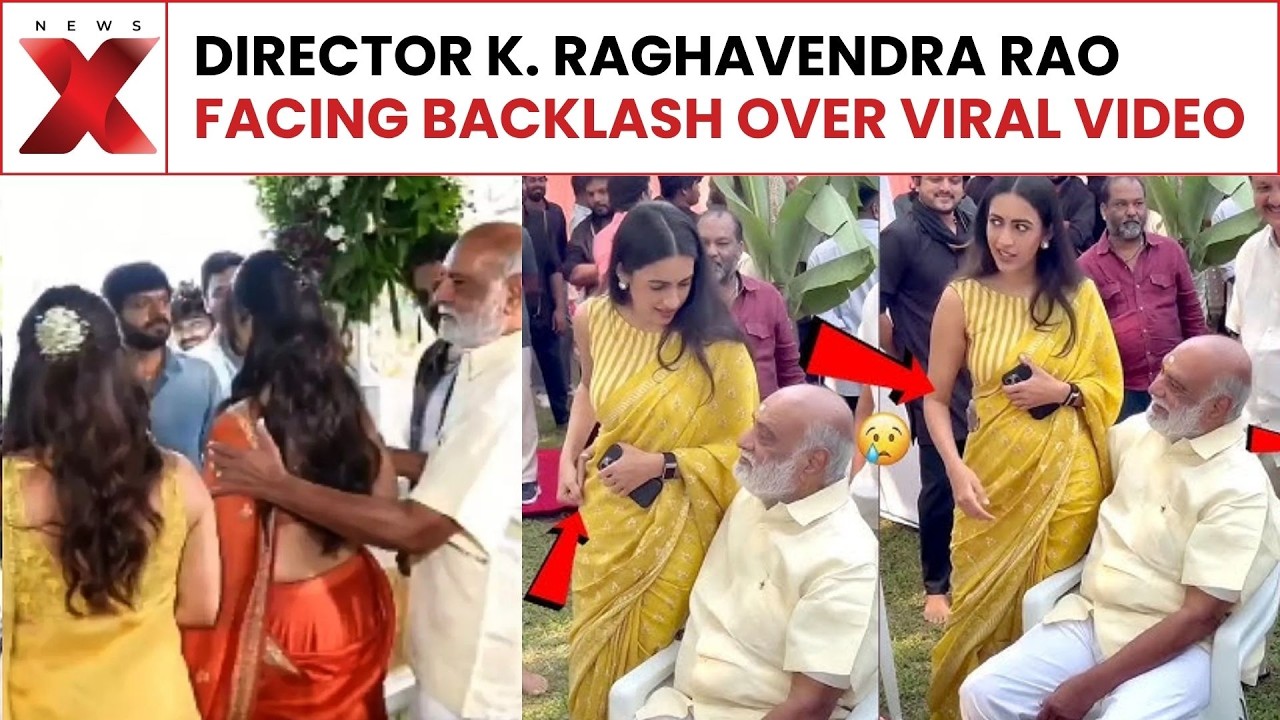 Director K. Raghavendra Rao Faces Backlash Over Viral Video at Film Launch | NewsX