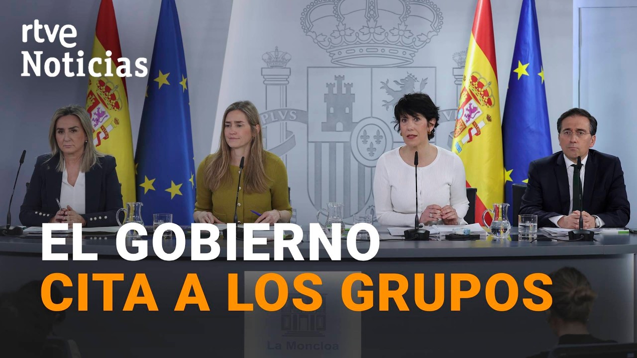 El GOBIERNO cita a todos los GRUPOS PARLAMENTARIOS por la GUERRA de ORIENTE MEDIO | RTVE Noticias