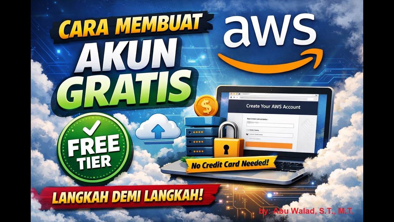 Cara Membuat Akun AWS Free Tier Gratis 2026 | Step by Step untuk Pemula