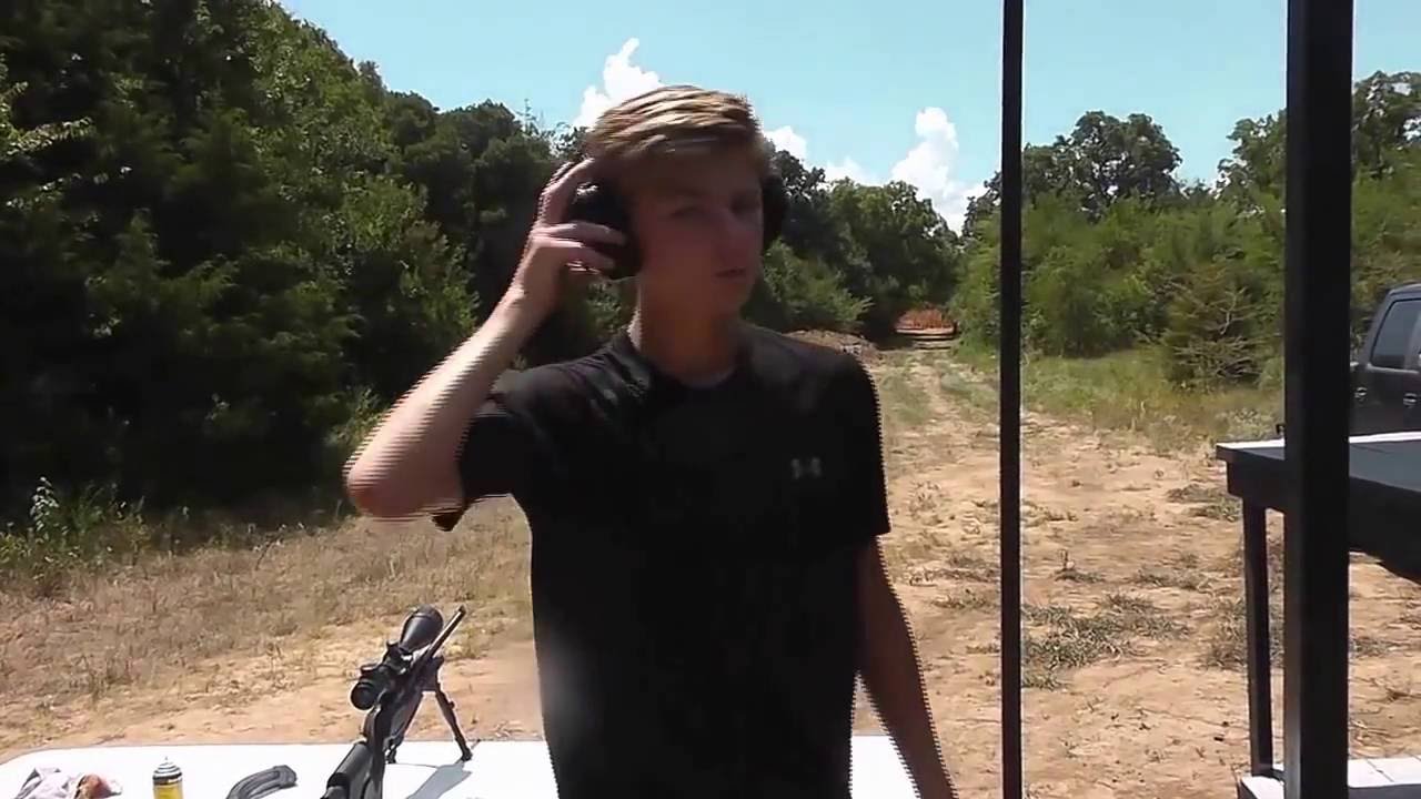 Gatorade Cap Shot at 100 Yards with a .22 Long Rifle