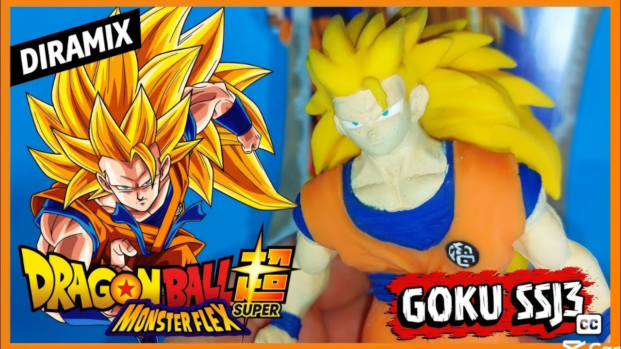 #Unboxing 📦 Monsterflex 💥 Goku SSJ3 - DRAGON BALL SUPER 🐲 Diramix - WAVE 2 
