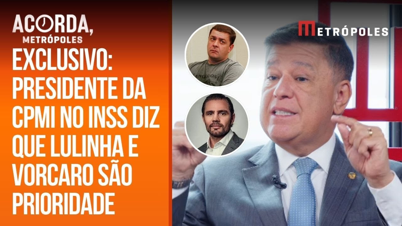 Entrevista: presidente da CPMI do INSS, o senador Carlos Viana, diz que Vorcaro e Lulinha devem ir