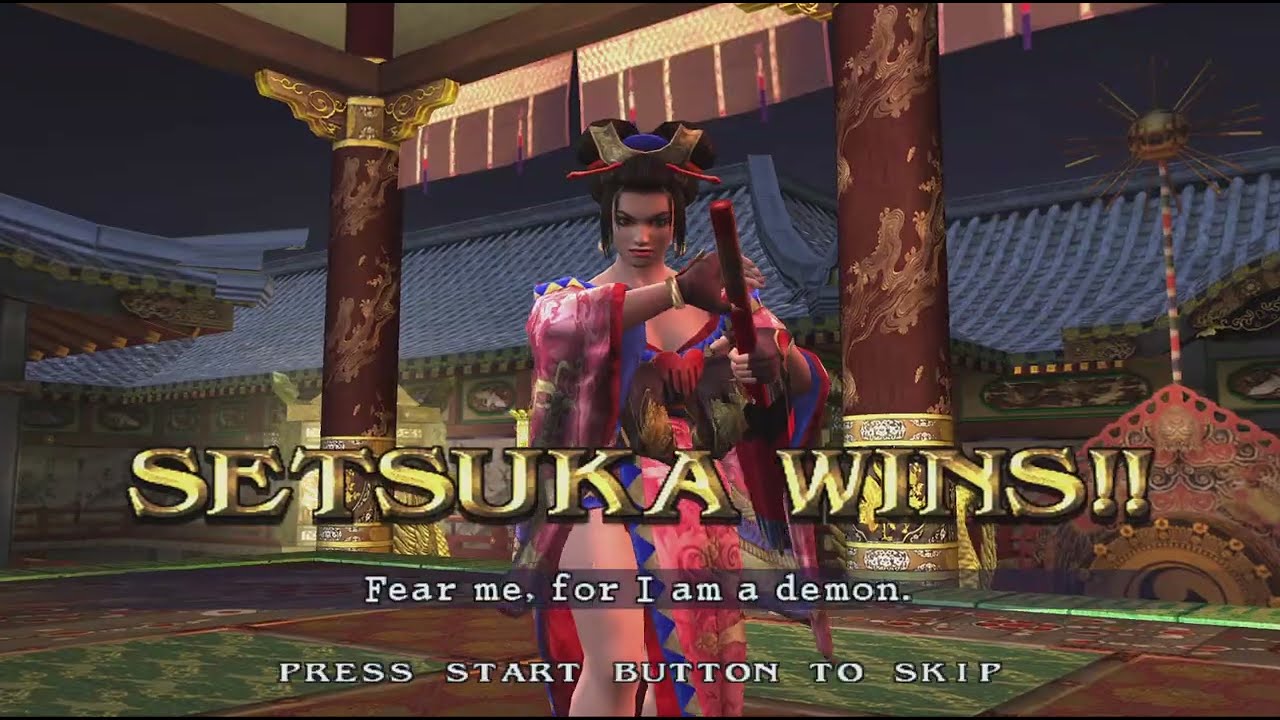 SOULCALIBUR III Setsuka vs Ivy