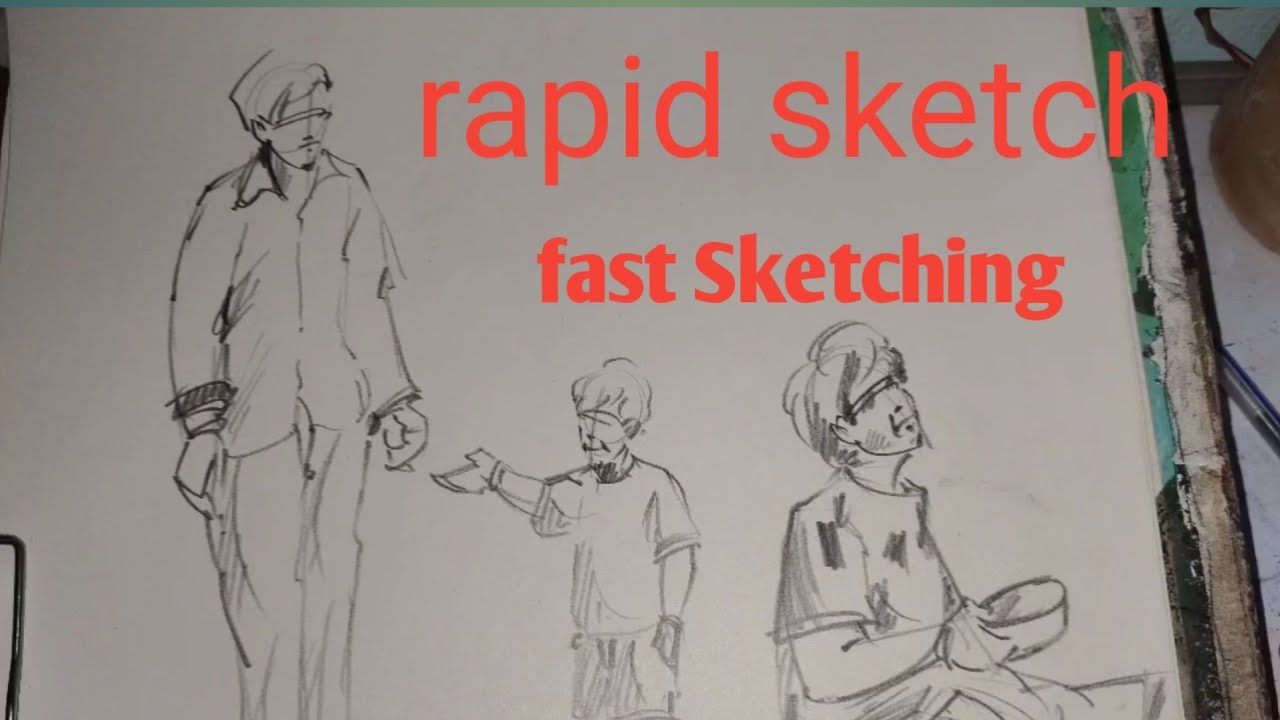 Sketching #fast sketch #2mintsketch#rapidsketch 