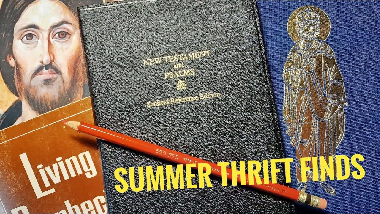 Thrift Finds Summer 2024 - Bibles, prayer books and more