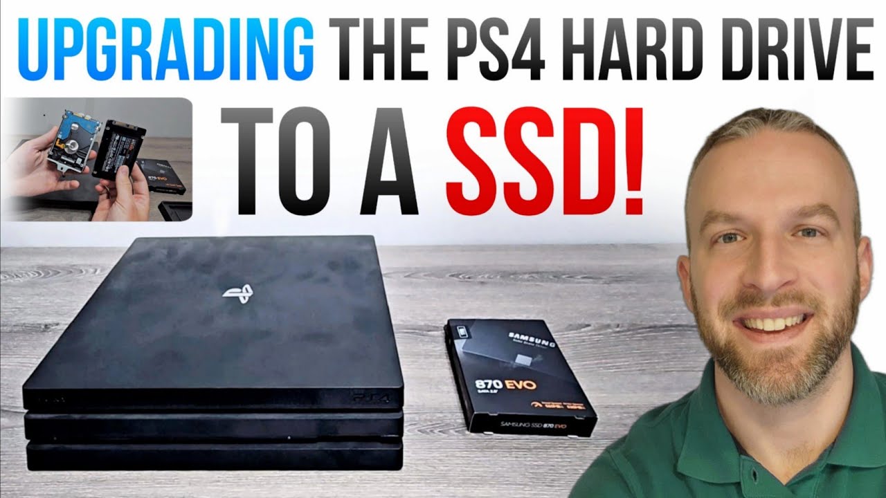 UPGRADE your PS4 hard drive to an SSD! | Installation Guide and Test
