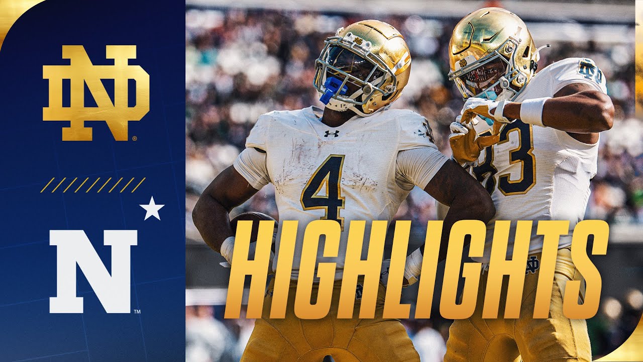 Highlights at Navy (2024) | Notre Dame Football