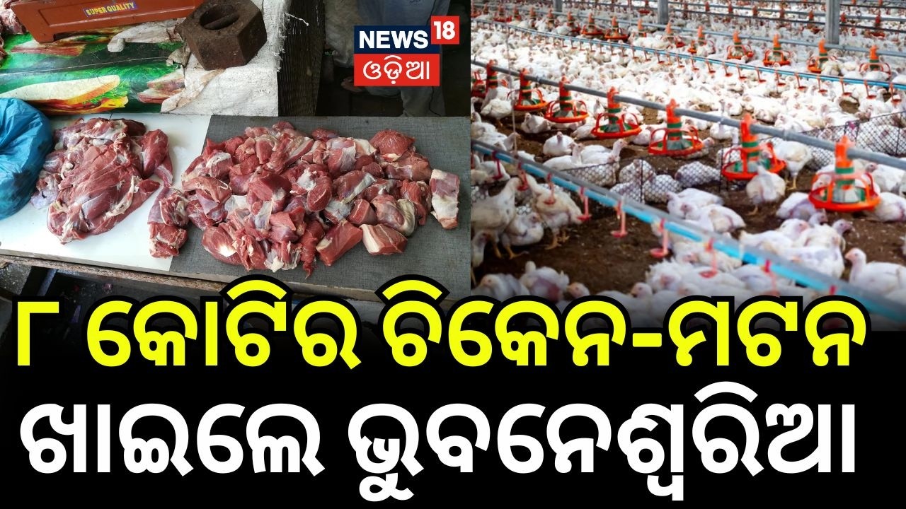 Bhubaneswar Breaks Record With ₹8 Crore Non‑Veg Sales | Odia News Bhubaneswar News