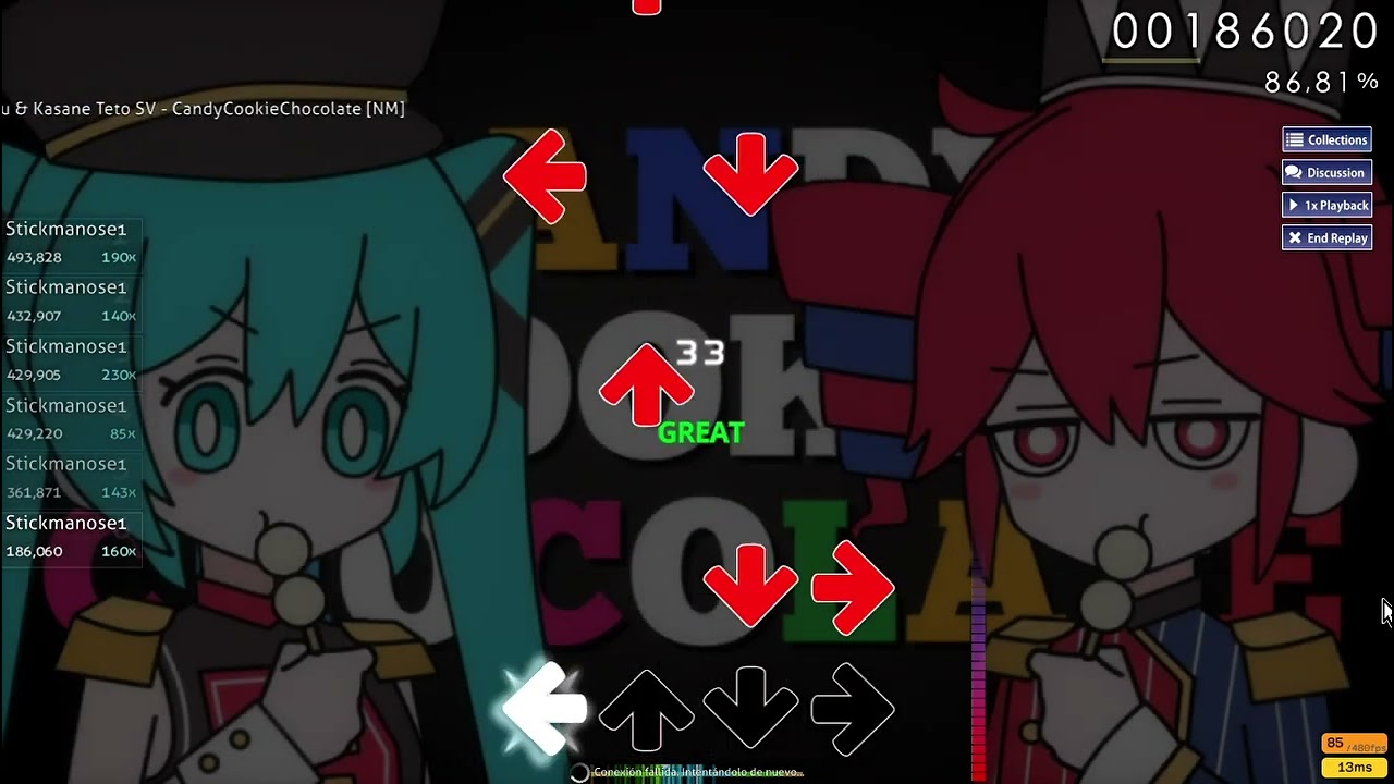 CandyCookieChocolate Osu-mania! (84,71%)