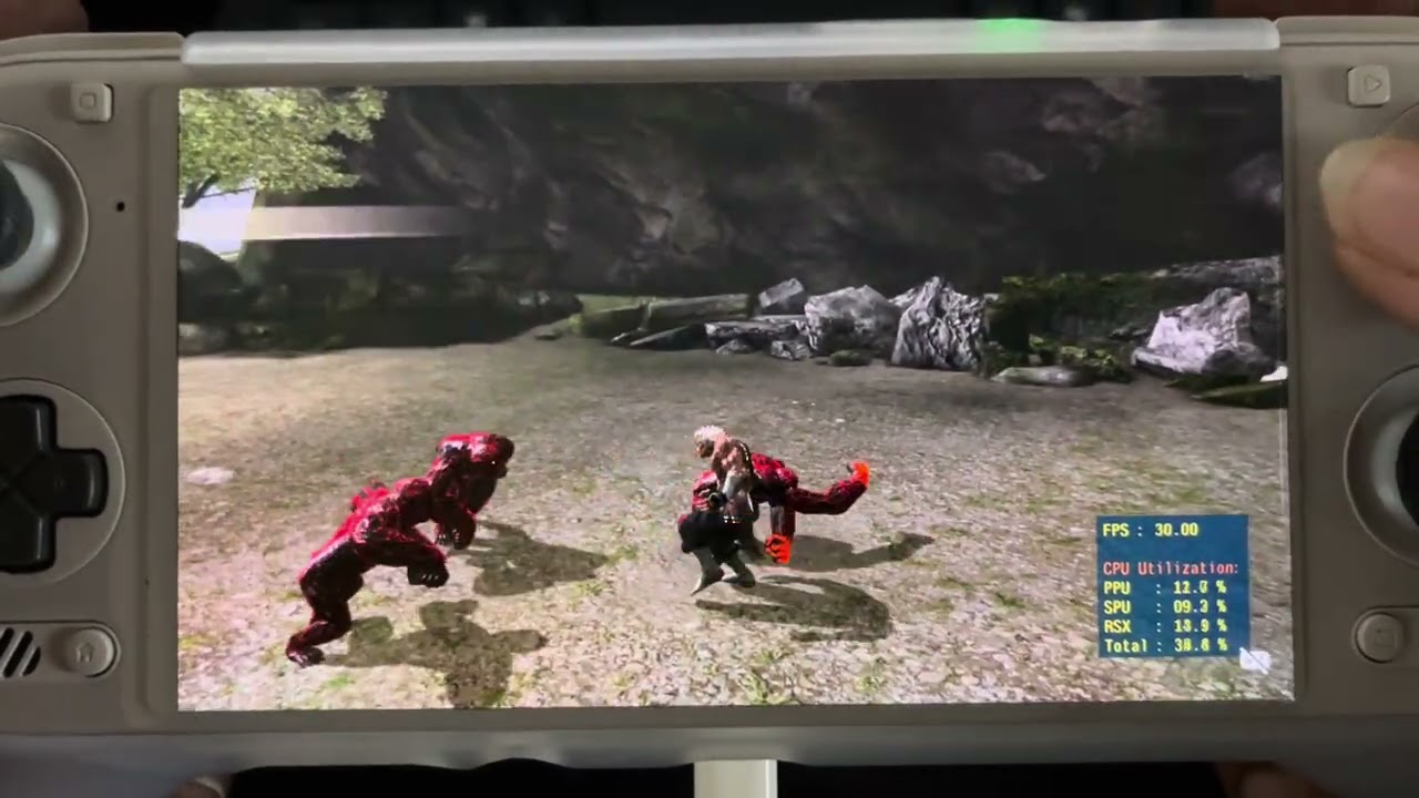 Asura’s Wrath PS3 running on RPCSX-ui-Android, on the Odin 3.