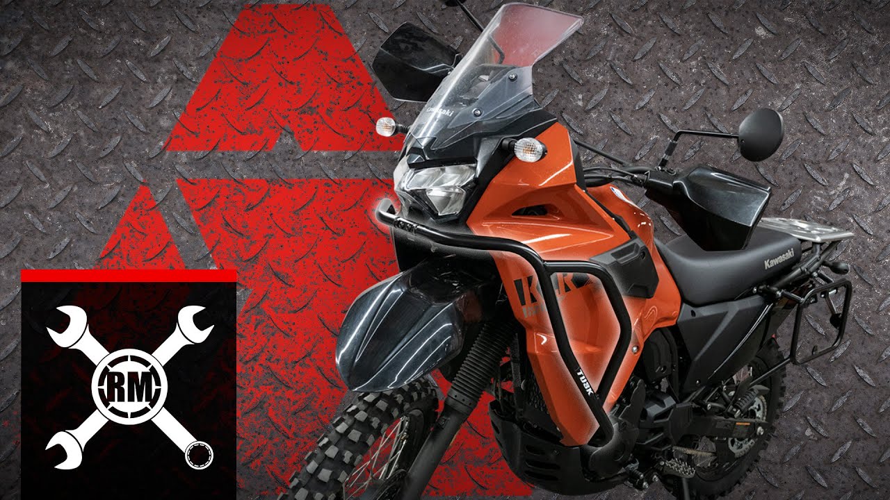 Как установить верхние и нижние дуги безопасности Tusk на Kawasaki KLR650 2022+