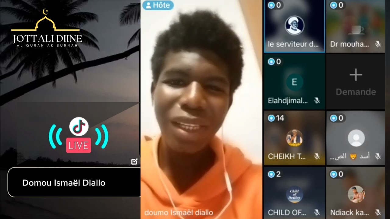 EXTRAIT DÉBAT : Ani Yalla ? Live Tiktok || Domou Ismaël Diallo