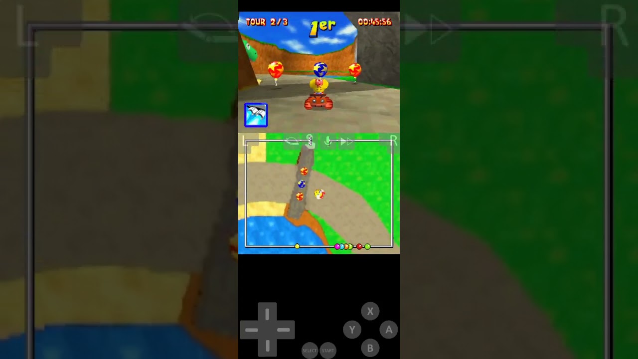 Diddy Kong Racing DS : Lac Ancestral (Pipsy)