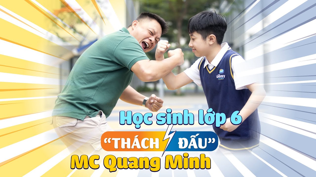 MC QUANG MINH “THÁN PHỤC” TRƯỚC HỌC SINH DEWEY CẦU GIẤY