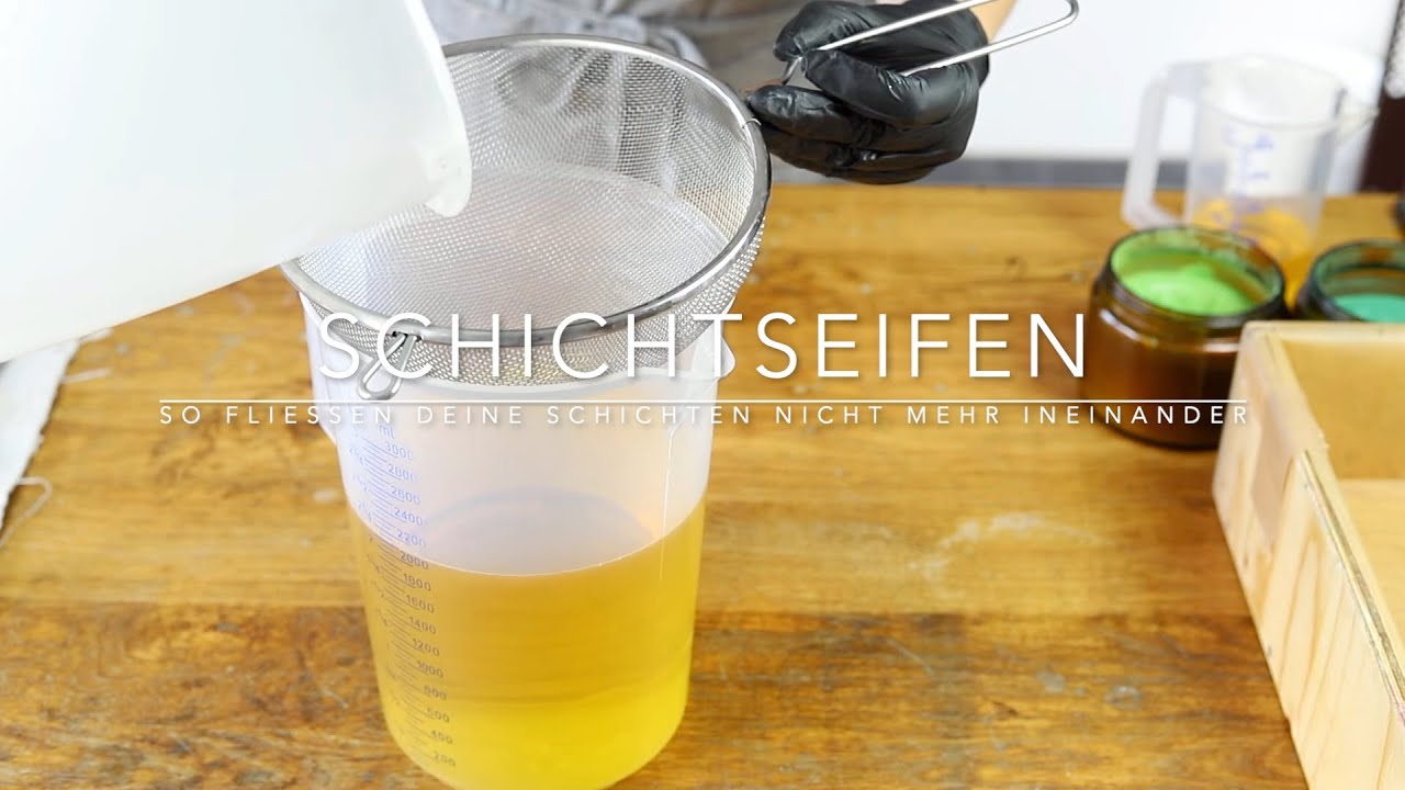 Schichtseifen - So fliessen deine Schichten nicht mehr ineinander. Stressfreies Seifensieden