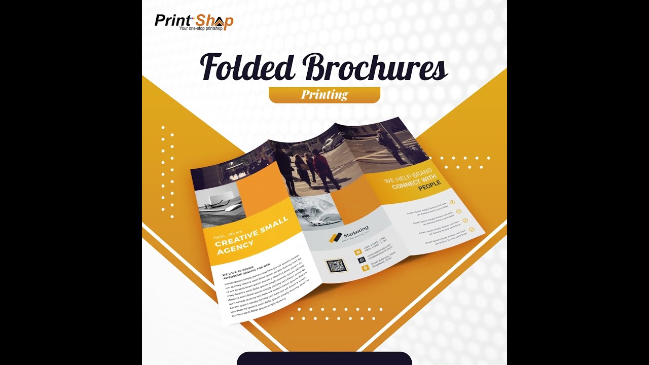 Get high-quality custom brochures at PrintShap