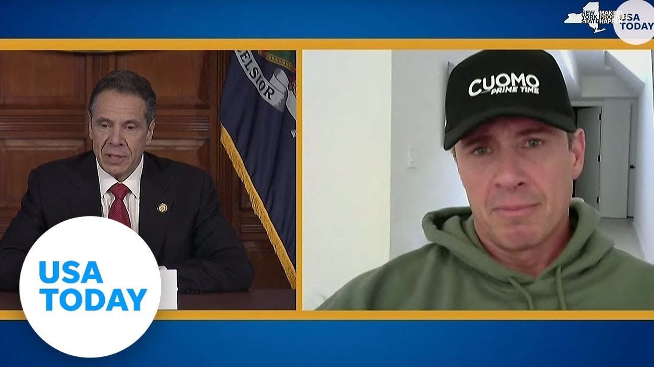 Chris Cuomo makes surprise appearance during Gov. Cuomo's press briefing | USA TODAY