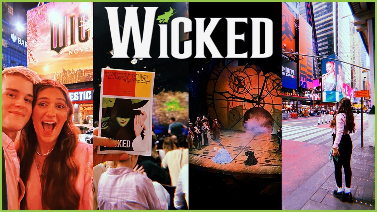 come with me to NYC to see WICKED the Musical ♡ amber greaves