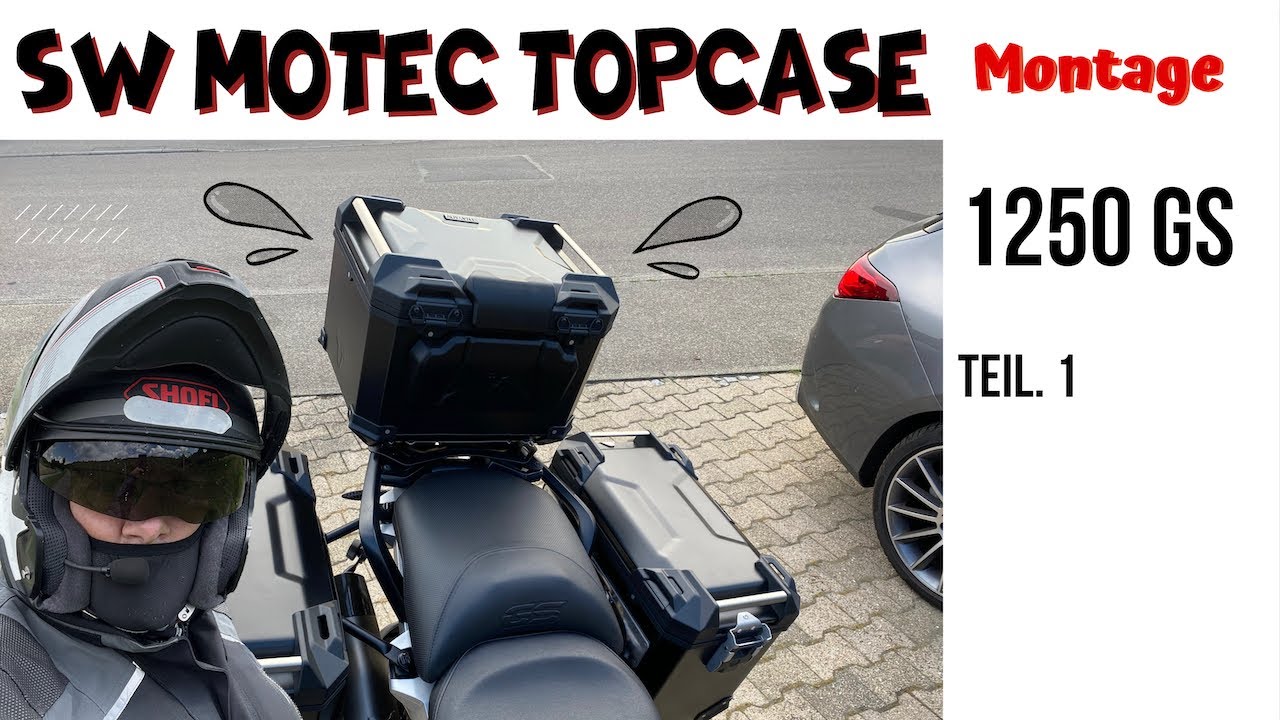 SW-Motech Topcase Trax ADV Montage auf BMW 1250 GS | Schritt-für-Schritt Anleitung