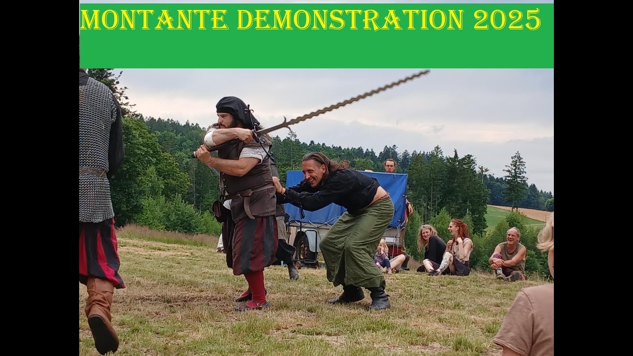 Montante Demonstration auf dem Spektakulum Bayerwald 2025 #zweihander #zweihänder