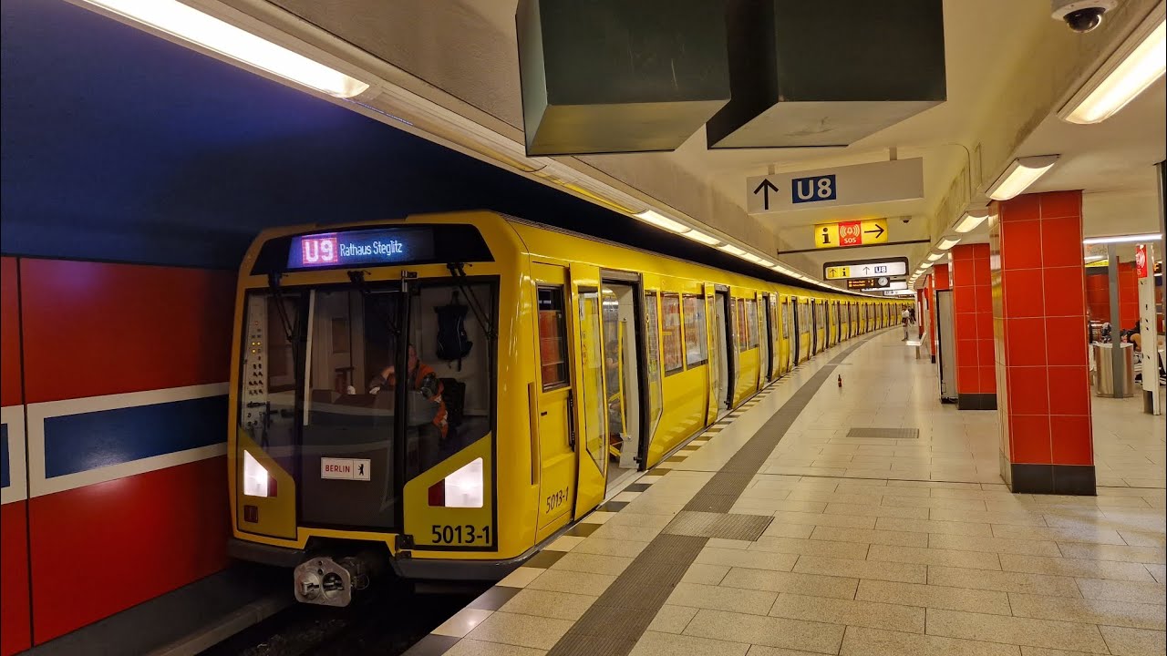 Mitfahrt in der kompletten U9 von Rathaus Steglitz bis Osloer Straße im H97 5013-4