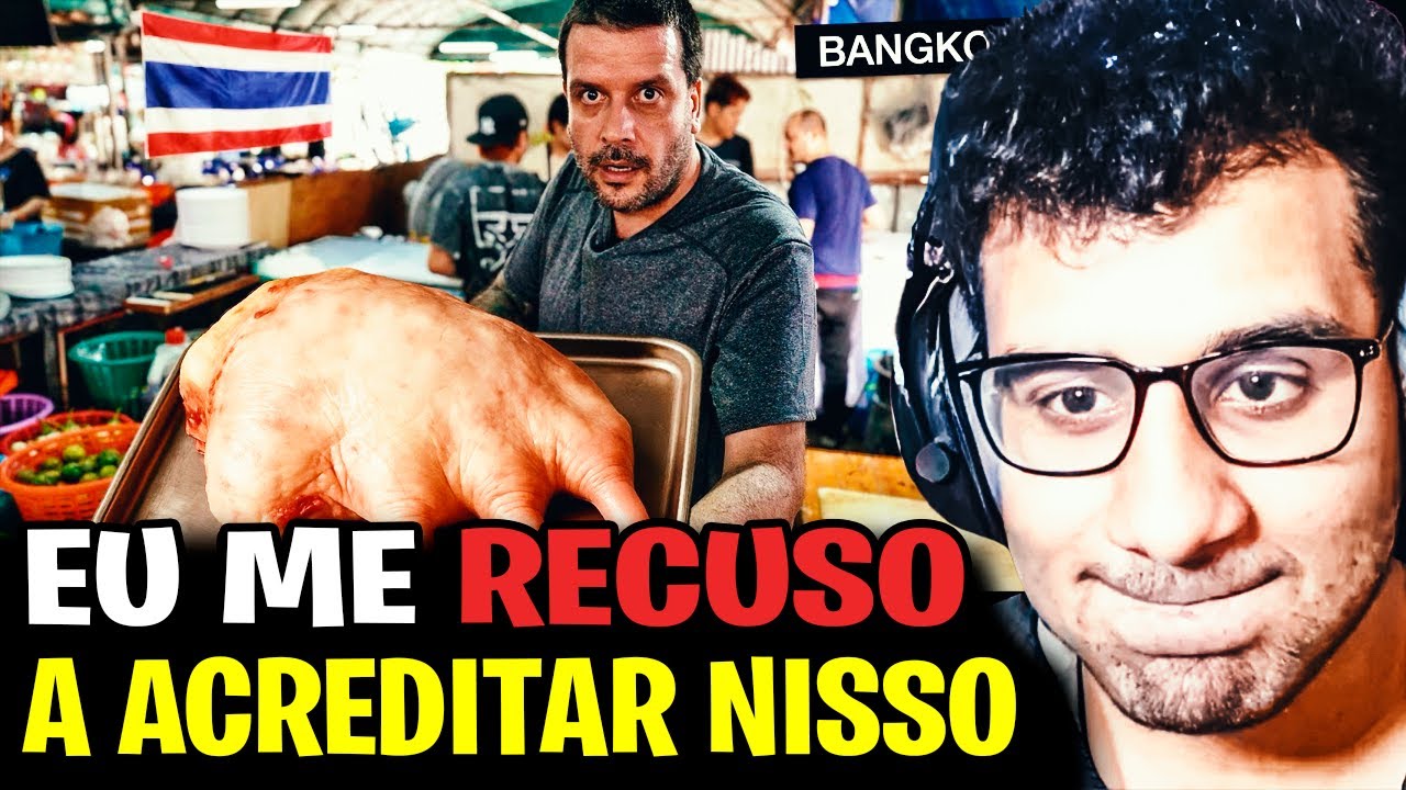 PROVANDO COMIDAS EM BANGKOK QUE TURISTAS N&Atilde;O CONHECEM! ABSOLUT REAGE AO MOCHILEIRO