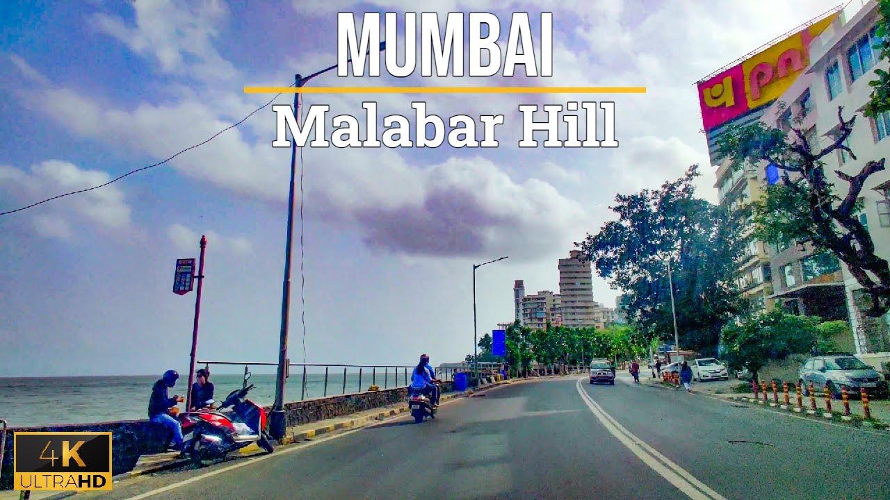 4K Drive through Malabar Hill | Mumbai
