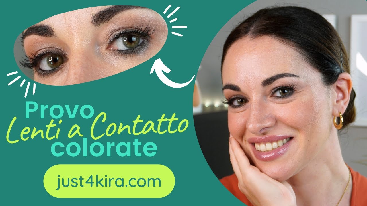 PROVIAMO LE LENTI A CONTATTO COLORATE JUST4KIRA 😍😍😍