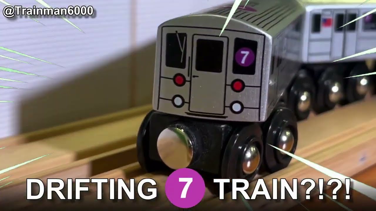 Munipals MTA Drifting R62 7 Train?!?! - Subway Mini Clip @Trainman6000