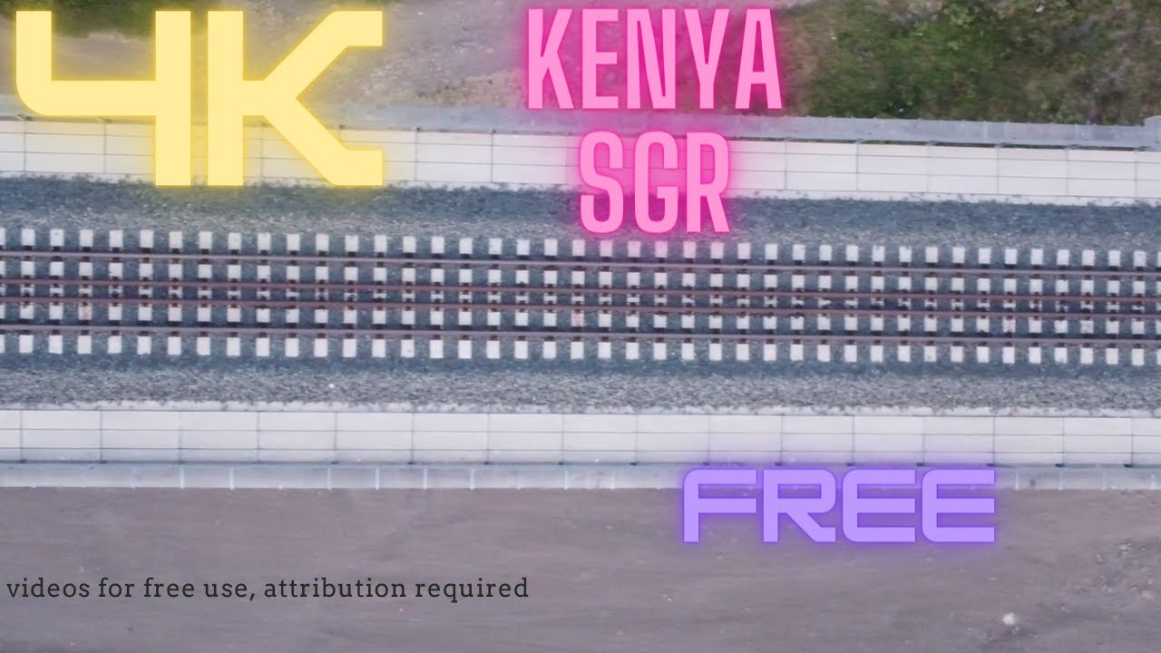Kenyan SGR | 4K quality| Free to use | Attribution required
