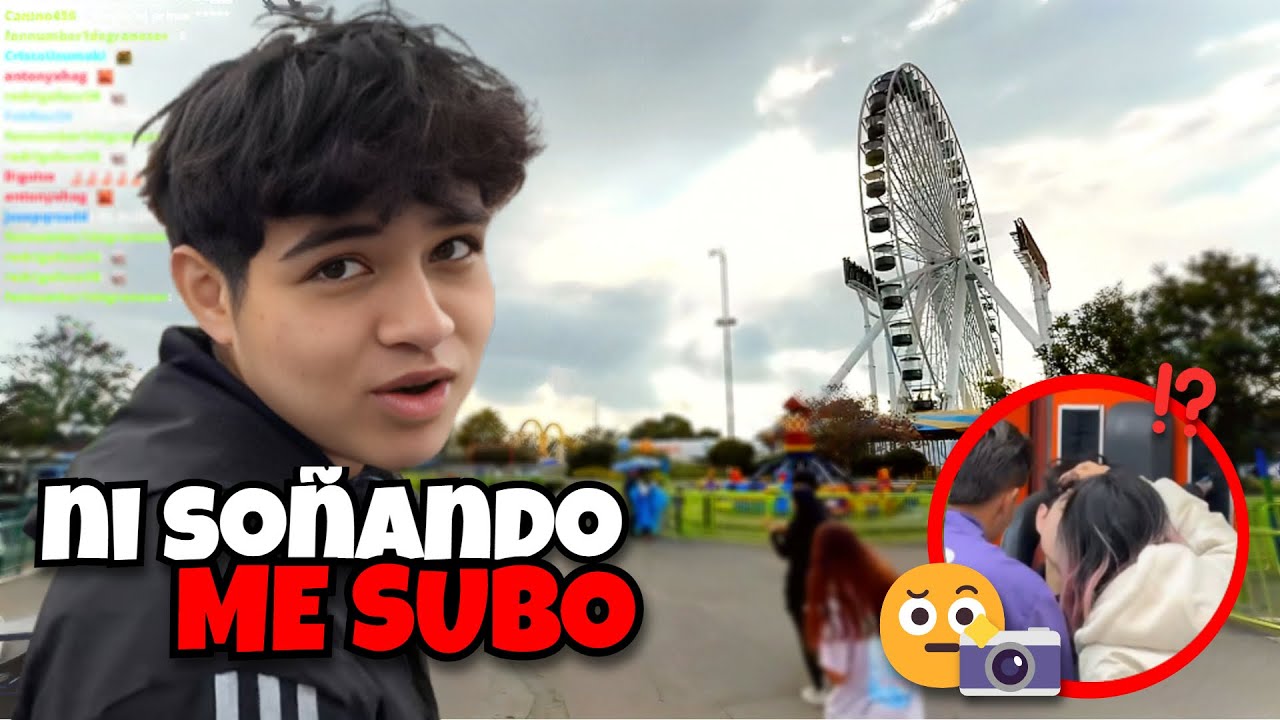 🚨ME DESMAYO en un PARQUE de ATRACCIONES con EMETSUKI🎢| SachaUzumaki