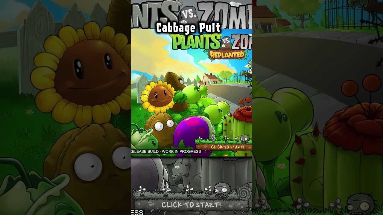 Cabbage Pult Skin in PvZ: Replanted!