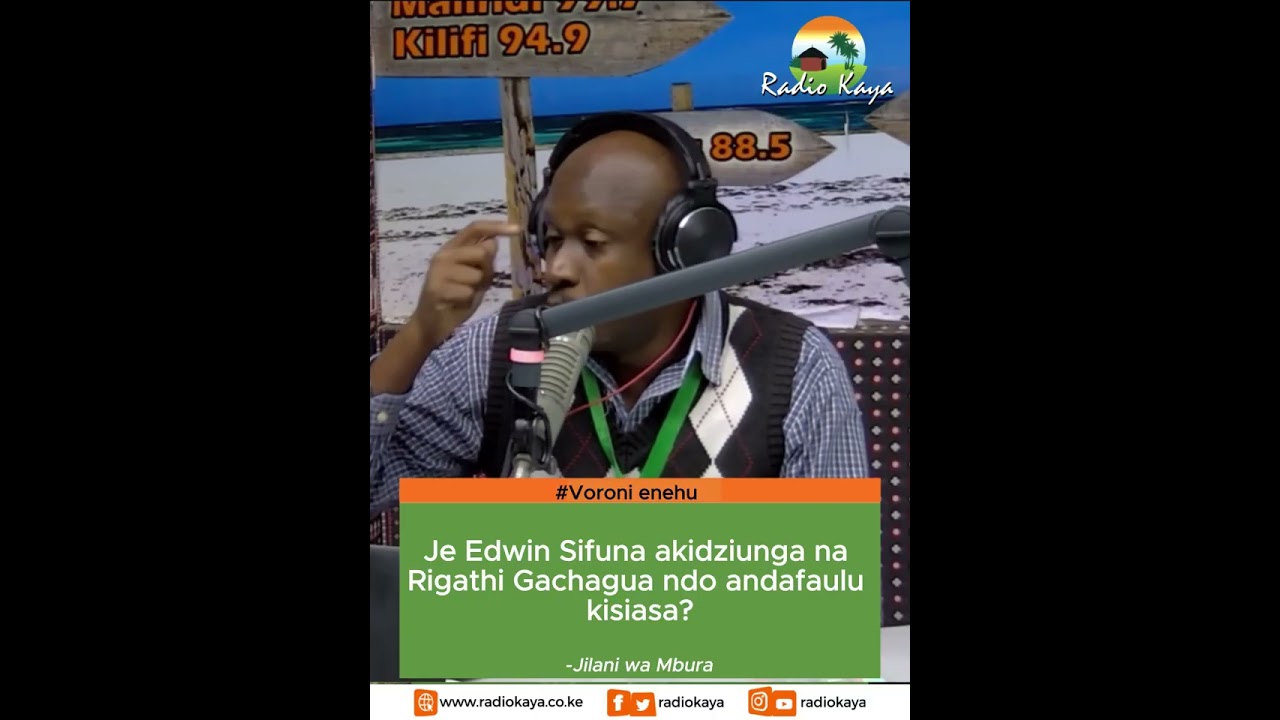Je Edwin Sifuna akidziunga na Rigathi Gachagua ndo andafaulu kisiasa?