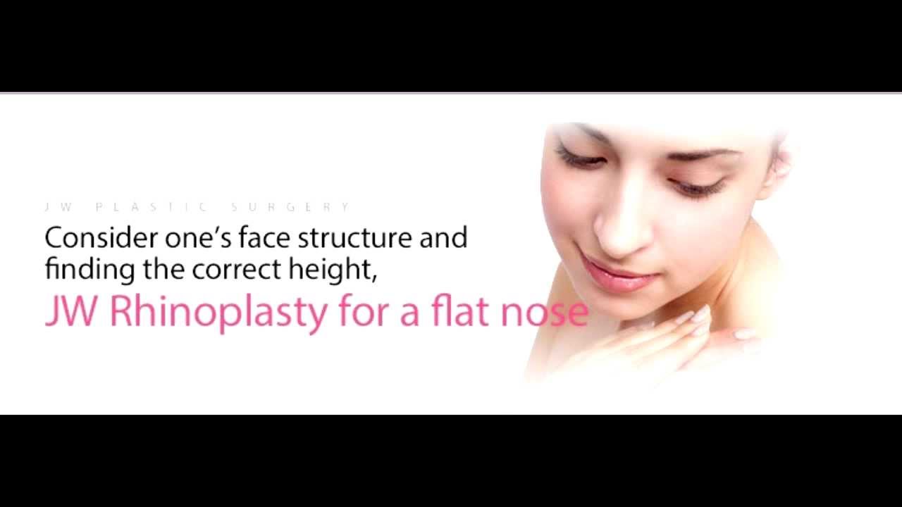 JW PLASTIC SURGERY - before and after - JW Rhinoplasty for a flat nose Summary