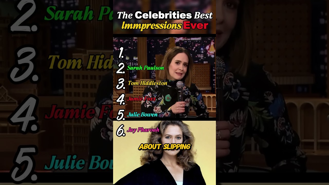 The Celebrities&rsquo; Best Impressions Ever 🤯 | Funniest Celebrity Impressions Ranked #ComedyShorts