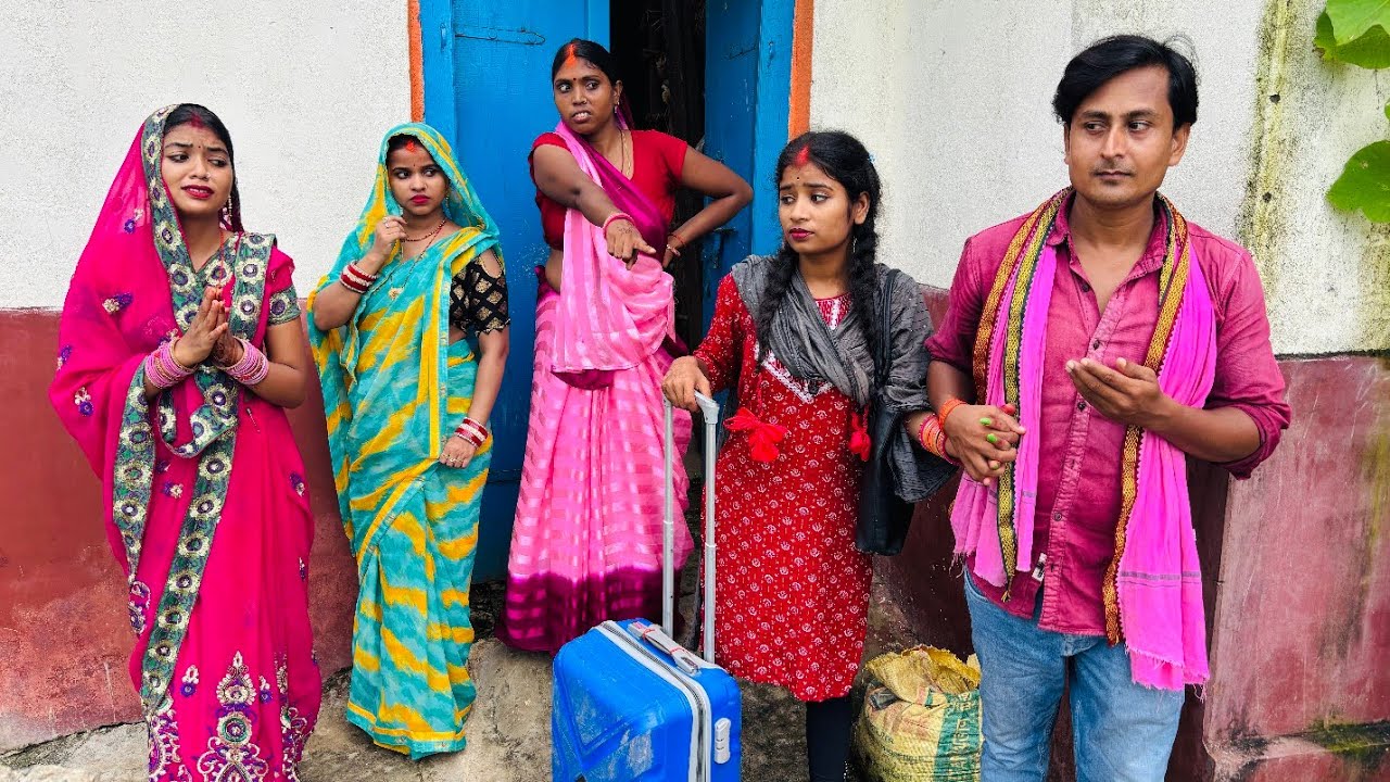 लभमैरिज शादी करके आई बहु के बहिन तो, देखिये कैसे सास भागा दी घर से।|Gawar Bhauji Priti Singh Comedy