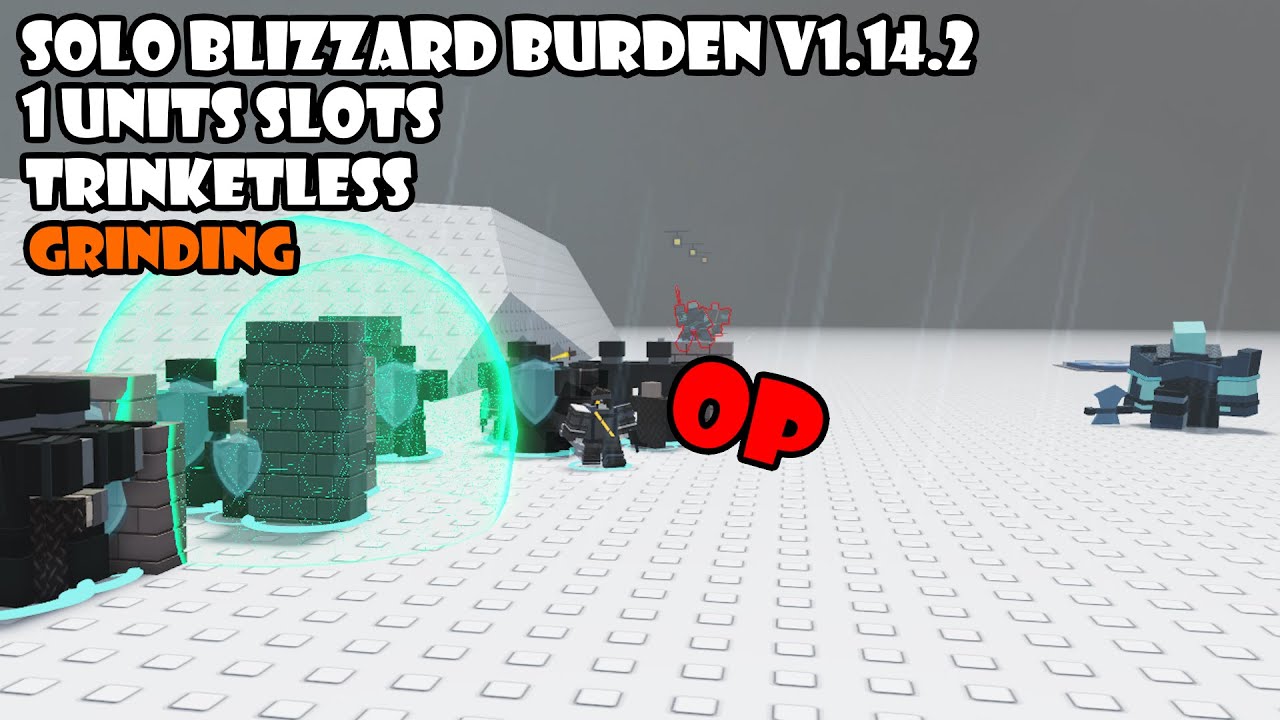 Solo Blizzard Burdensome Grinding | World Tower Defense V1.14.2