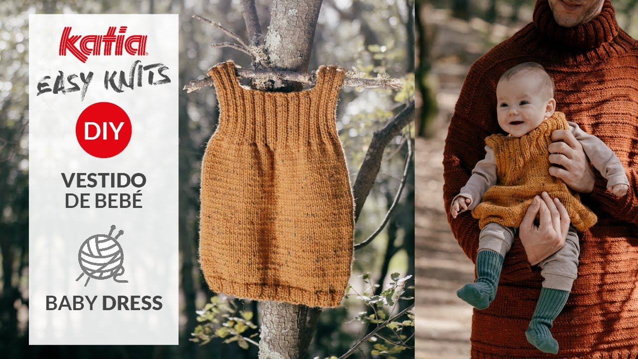 DIY Fácil 🙌🏾 Cómo Tejer un Vestido de Bebé